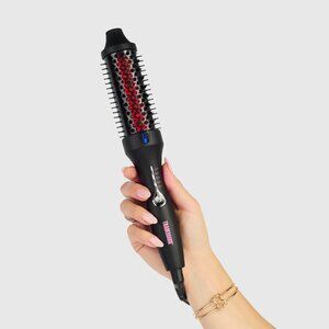 NEW Trademark Beauty Hot Rod Infrared Ionic Thermal Styling Brush in Black
